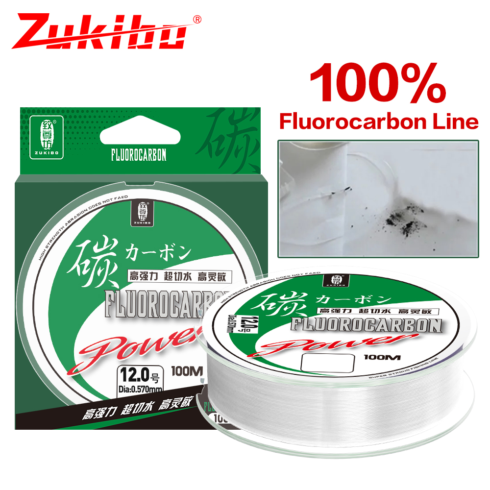 ZUKIBO 50m 100m 100% Fluorocar - Copolymer Line 리뷰 및 가격