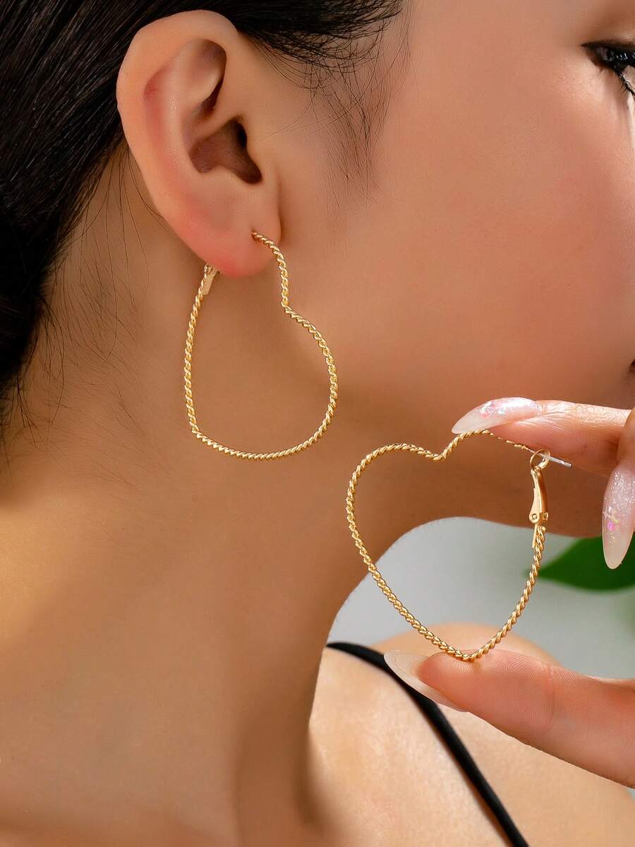 1 Pair Braided Line Heart Shap - Braided Line 리뷰 및 가격