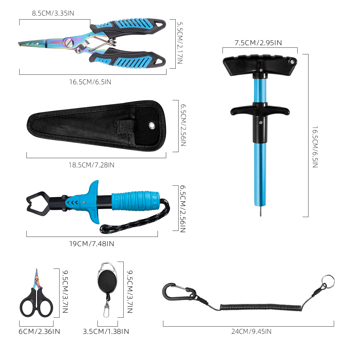 7-piece fishing tool set, prof - Freshwater Line 리뷰 및 가격