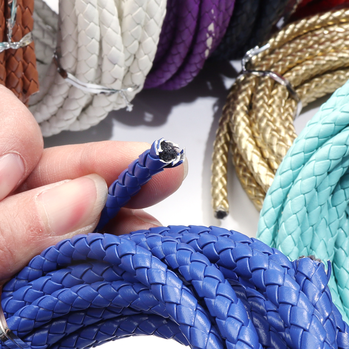 5 Yards/lot 6/7mm Braided Leat - Braided Line 리뷰 및 가격