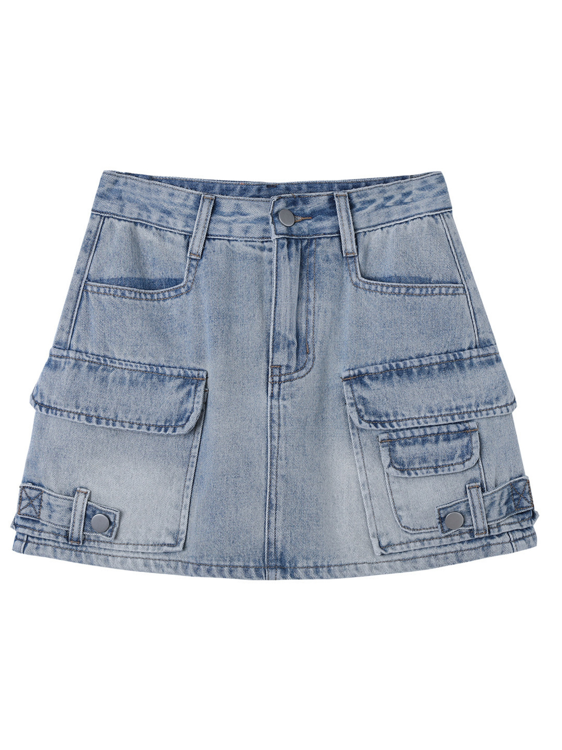 Women High Waist Cargo Denim M - Fly Line 리뷰 및 가격